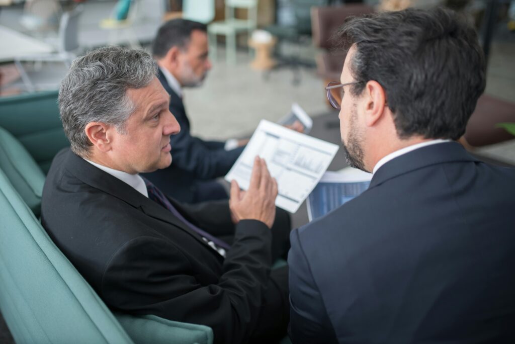 dos personas sesión de coaching