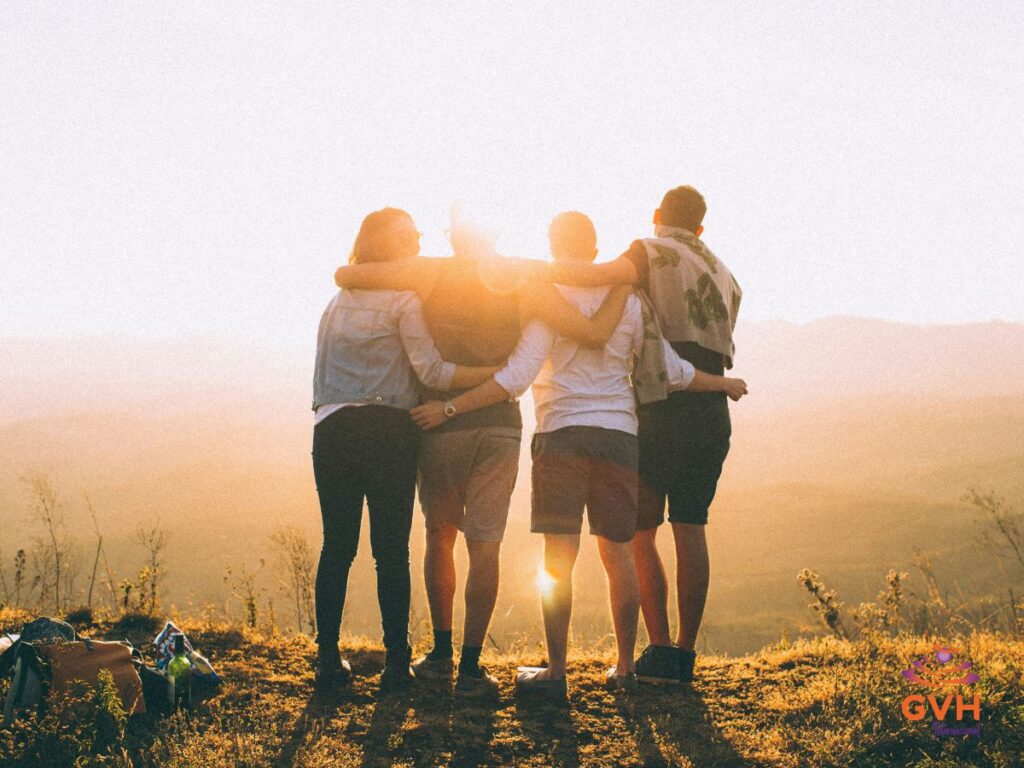 conexion entre amigos