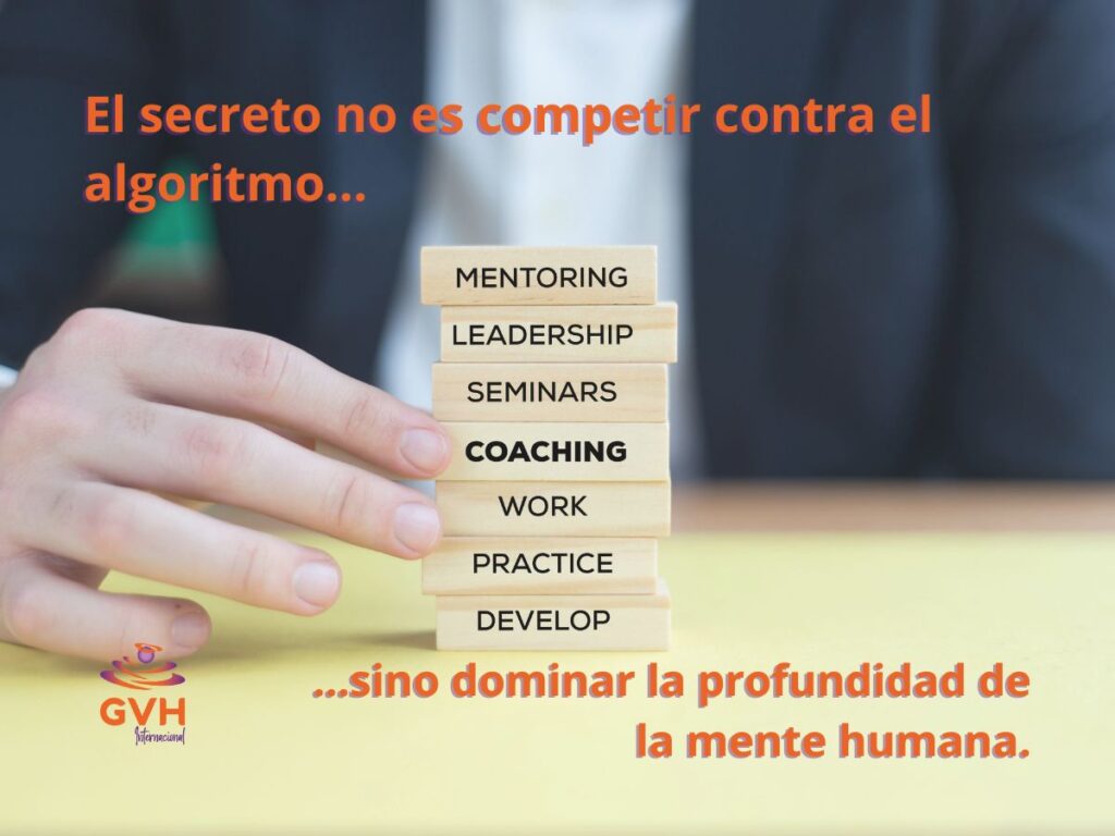 stacking de palabras de coaching y crecimiento personal